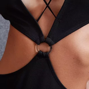 Body damskie LABELLAMAFIA BODYSUIT BLACK - Body - miniaturka - grafika 4
