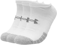 Skarpetki i podkolanówki sportowe - Under Armour HeatGear No Show Socks 3-Pack 1346755-100 Rozmiar: 42-46 - miniaturka - grafika 1
