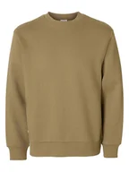 Bluzy męskie - SELECTED HOMME Bluza w kolorze khaki - miniaturka - grafika 1
