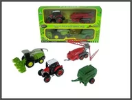 Samochody i pojazdy dla dzieci - Hipo Traktor i maszyna rolnicza przyczepa 23cm - miniaturka - grafika 1