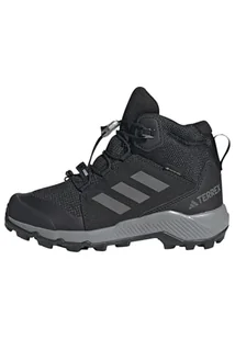 adidas Uniseks - dzieci Terrex Mid GORE-TEX Hiking Shoes Kids, Core Black/Grey Three/Core Black, 36 2/3 EU - Buty dla chłopców - miniaturka - grafika 1