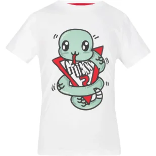 Guess T-shirt SLUB Regular Fit - Koszulki dla chłopców - miniaturka - grafika 1