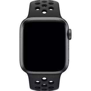 Paski - Pasek Apple Watch MX8C2FE/A 38/40/41mm Nike Sport Brand antracytowo-czarny/anthracite-black - grafika 1