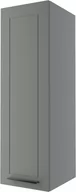 Meble kuchenne - Bergamo Szafka Wisząca Wysoka W4/30 Szary Mat - miniaturka - grafika 1