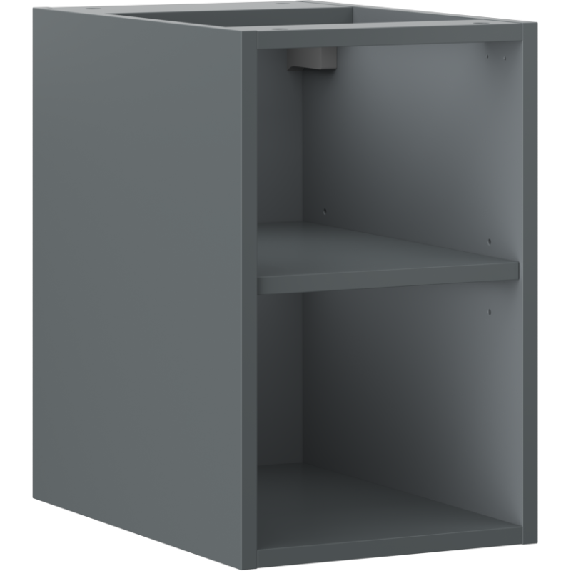 Mexen Box-A szafka otwarta z półką 30 cm, grafit mat - 91AX2-0300-470-0-66