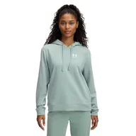 Bluzy damskie - Damska Bluza UNDER ARMOUR UA RIVAL TERRY HOODIE 6005511-348 – Oliwkowy - miniaturka - grafika 1