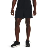 Spodenki męskie - Męskie Spodenki UNDER ARMOUR LAUNCH ELITE 5'' SHORT 1376509-001 – Czarny - miniaturka - grafika 1