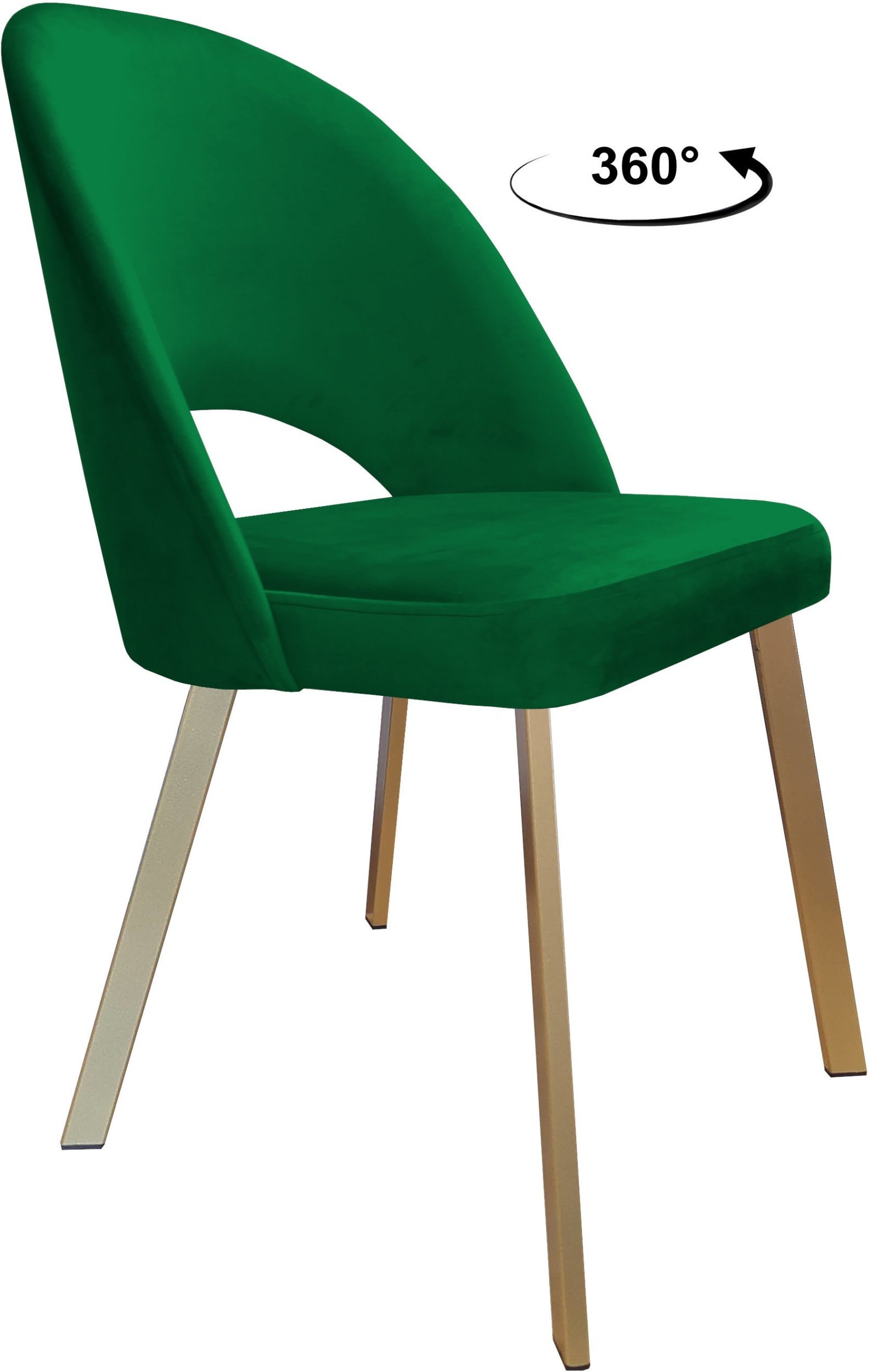 Krzesło obrotowe Polo podstawa Profil złota MG25