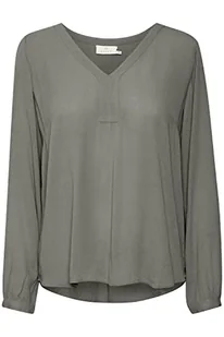 KAFFE Amber L/S Bluzka Min 2, Smoked Pearl, 48 damska - Bluzki damskie - miniaturka - grafika 1
