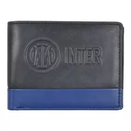 Portfele - Inter Portfel Skóra Nerazzuro z wytłoczonym logo, oficjalny produkt Juventus 153206, Czarny, 12,5x9,5x2 cm - miniaturka - grafika 1
