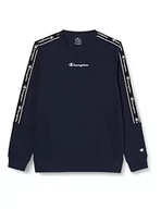 Bluzy dla chłopców - Champion Chłopięca bluza z kapturem American Tape, blu marino, 3-4 lat - miniaturka - grafika 1