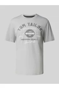 T-shirt o kroju regular fit z czystej bawełny - Tom Tailor - Koszulki męskie - miniaturka - grafika 1