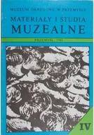 Książki o kulturze i sztuce - Materiały i studia muzealne Tom IV - miniaturka - grafika 1