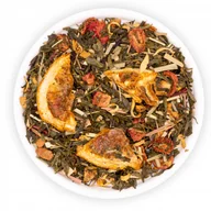 Herbata - Herbata Zielona Liściasta Sencha Truskawka Pomarańcza Gruo Teaverso 500G - miniaturka - grafika 1