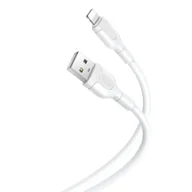 Kable USB - XO Kabel NB212 USB - Lightning 1,0 m 2,1A biały - miniaturka - grafika 1