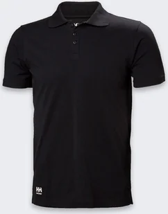Helly Hansen T-shirt HELLY HANSEN Manchester Polo, black 3XL - Koszulki męskie - miniaturka - grafika 1