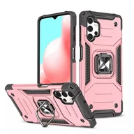 Etui i futerały do telefonów - Wozinsky Ring Armor pancerne hybrydowe etui pokrowiec + magnetyczny uchwyt Samsung Galaxy A73 złoty - miniaturka - grafika 1