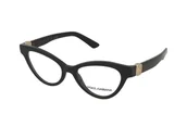 Okulary korekcyjne, oprawki, szkła - Dioptrie szkieł Dolce & Gabbana DG3394 501 - miniaturka - grafika 1