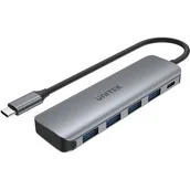 Huby USB - Unitek HUB USB-C 4x USB 3.1 PD 100W - miniaturka - grafika 1