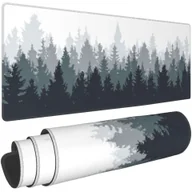 Podkładki pod mysz - Podkładka na biurko pod myszkę mysz klawiaturę Mata ochronna antypoślizgowa gamingowa XL 80x40 cm Alogy Las Forest - miniaturka - grafika 1