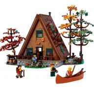 Klocki - Klocki Konstrukcyjne Zestaw Klocków Wiejska Chata Dom Drzewa Kajak 2162 Elementów Prezent - miniaturka - grafika 1