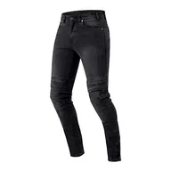 Odzież motocyklowa - OZONE MOTO Hornet II męskie spodnie motocyklowe, Washed Black, 38W / 34L - miniaturka - grafika 1