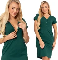 Piżamy ciążowe - Koszula Nocna Ciążowa Do Karmienia Z Kieszeniami Na Napy Formommy XXXL - miniaturka - grafika 1