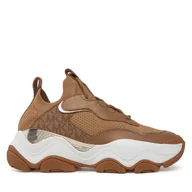 Sneakersy damskie - Sneakersy Michael Kors Atlas Knit 43R5ATFS2L Brązowy - miniaturka - grafika 1