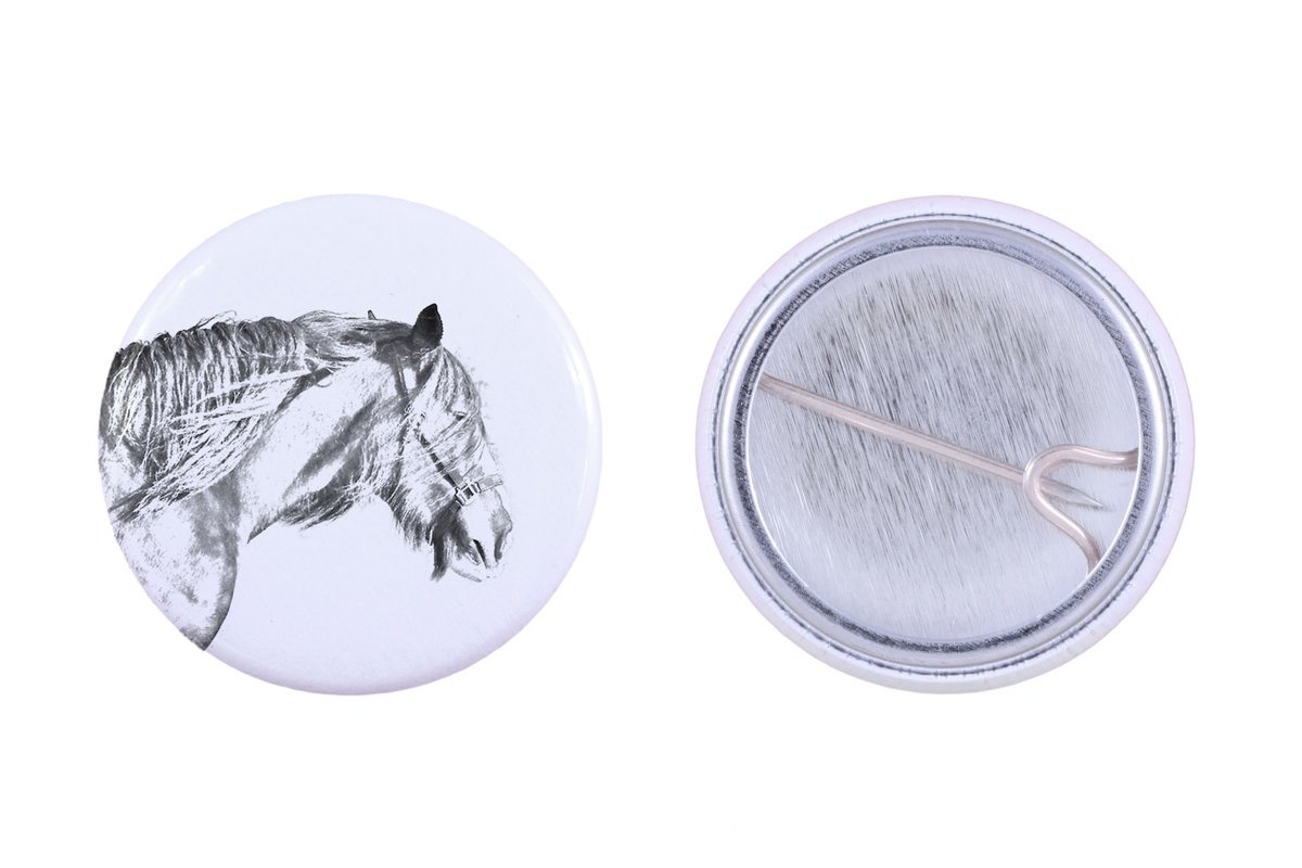 Hrabstwo - ozdoba koszuli, przypinka do torby, idealny prezent z możliwościa dodanie swojej grafiki marki Art-Dog