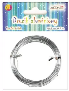 Drucik Aluminiowy 0.8 mm 7 Mb. Da-0807, Aliga - Dekoratorstwo - miniaturka - grafika 1