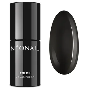 Neonail UV GEL POLISH COLOR - LAKIER HYBRYDOWY - PURE BLACK - 2996-7 NEOGCHB7-01 - Lakiery hybrydowe - miniaturka - grafika 1
