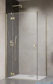 Kabiny prysznicowe - Radaway Essenza Kdj Brushed Gold kabina 120x70cm lewa szczotkowane złoto 1385042-99-01L/1384048-01-01 - miniaturka - grafika 1