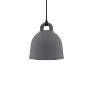 Lampy sufitowe - Wisząca lampa Ball S w szarym kolorze z czarnym przewodem - miniaturka - grafika 1