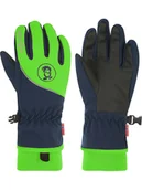 Rękawiczki dla dzieci - Trollkids Rękawice funkcyjne "Trolltunga" w kolorze granatowo-zielonym - miniaturka - grafika 1