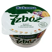 Kefiry, jogurty, maślanki - Bakoma Jogurt 7 zbóż śliwka - miniaturka - grafika 1