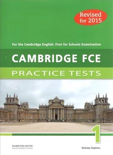 Cambridge First Certificate Practice Tests FCE 1 Teacher's Book - Książki do nauki języka angielskiego Cambridge First Certificate Practice Tests FCE 1 Teacher's Book - Książki do nauki języka angielskiego - miniaturka - grafika 1