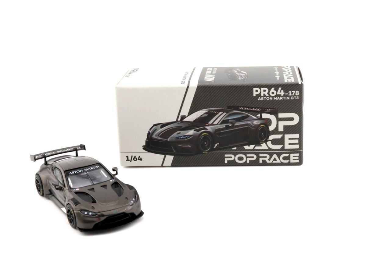 POP RACE PR64-178 Aston Martin GT3 Carbon Edition PR640178 1:64