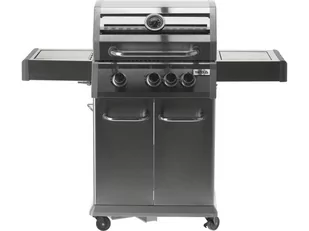GRILL GAZOWY 3+1 STAL NIERDZEWNA 11,5KW, Z SZYBĄ - Grille gazowe - miniaturka - grafika 6