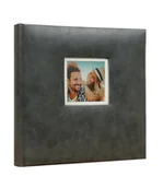 Albumy fotograficzne - ALBUM tradycyjny BEKRI2 na 20 kart/40 stron SKÓROPODOBNY szary - miniaturka - grafika 1