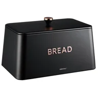 Chlebaki - ELEGANCKI CHLEBAK STALOWY KINGHOFF KH-1949 CZARNY - miniaturka - grafika 1