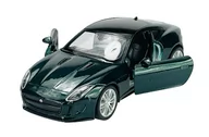 Samochody i pojazdy dla dzieci - WELLY JAGUAR F-TYPE ZIELONY 1:34 SAMOCHÓD NOWY METALOWY MODEL - miniaturka - grafika 1
