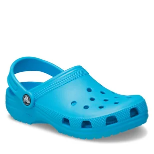 Klapki Crocs Classic Kids Clog T 206990 Niebieski - Buty dla chłopców - miniaturka - grafika 1