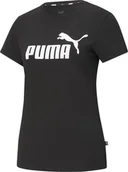 Koszulki i topy damskie - Puma Koszulka damska PUMA ESS LOGO TEE PUMA BLACK S - miniaturka - grafika 1