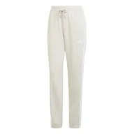 Spodnie rowerowe - adidas Kobiety ESSENTIALS 3-STRIPES FRENCH TERRY CUFFED PANTS, wonder alumina/white, M - miniaturka - grafika 1