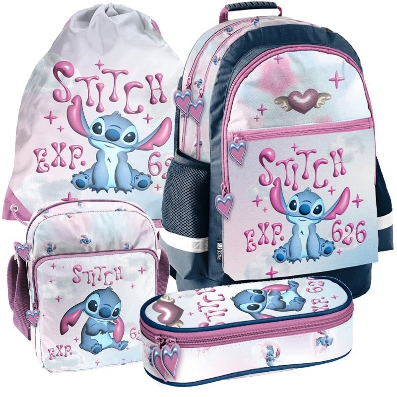 Zestaw szkolny plecak piórnik torebka na ramię Lilo i Stitch Exp. 626