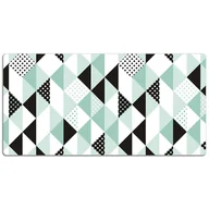 Podkładki na biurko - Mata ochronna na biurko Wzór z trójkątów 120x60 cm, Dywanomat - miniaturka - grafika 1