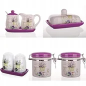 Mleczniki - Zestaw Pojemnik Mlecznik Maselniczka Lawenda 5 ele - miniaturka - grafika 1