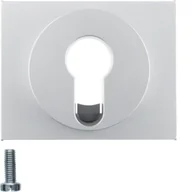 Inne akcesoria elektryczne - Berker Pokrywa do łącznika na klucz Berker K.5 aluminium - miniaturka - grafika 1