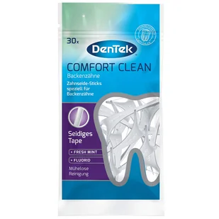 DenTek Comfort Clean, wykałaczki z nicią dentystyczną, 30 sztuk - Szczoteczki międzyzębowe - miniaturka - grafika 1