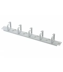 DIGITUS Digitus Rangier uchwyt/ptactwa fuehrungsb 48,3 cm 19 cale 1HE 5 X Rings 40 X 60 mm kabla szary RAL7035 1133101 - Akcesoria do szaf serwerowych - miniaturka - grafika 2